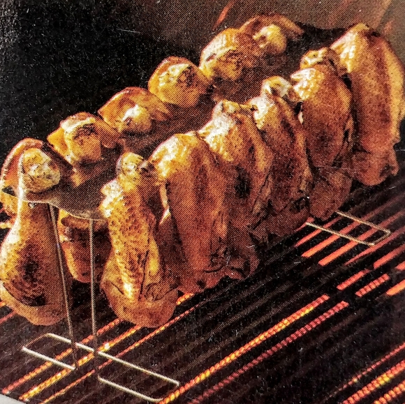 Mr. Bar-B-Q Deluxe Wing & Leg Rack - Picture 2 of 4